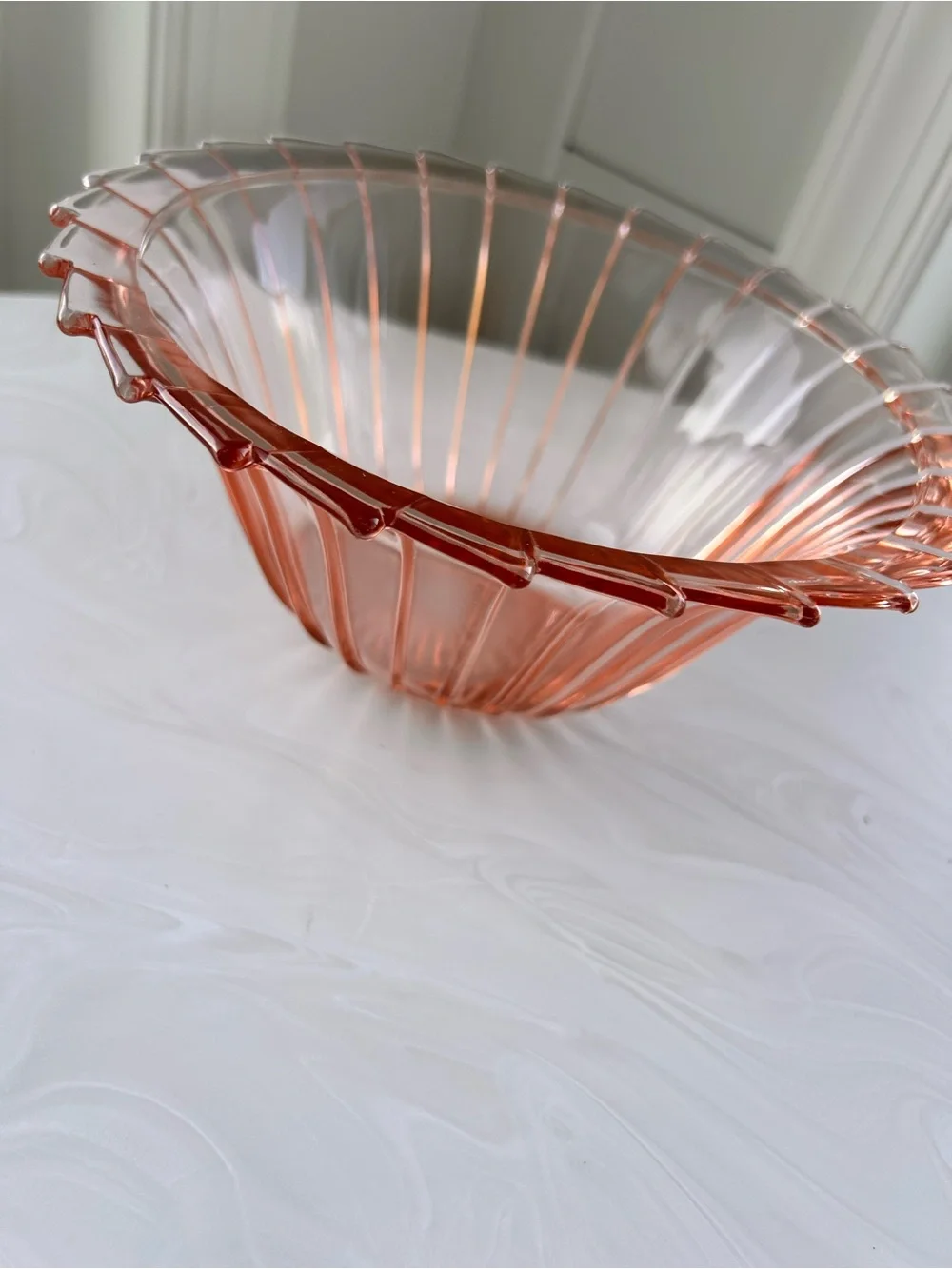 Jeanette Glass vintage pink